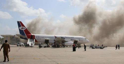 यमनको अन्तर्राष्ट्रिय विमानस्थल नजिक विस्फोट, ६ जनाको मृत्यु