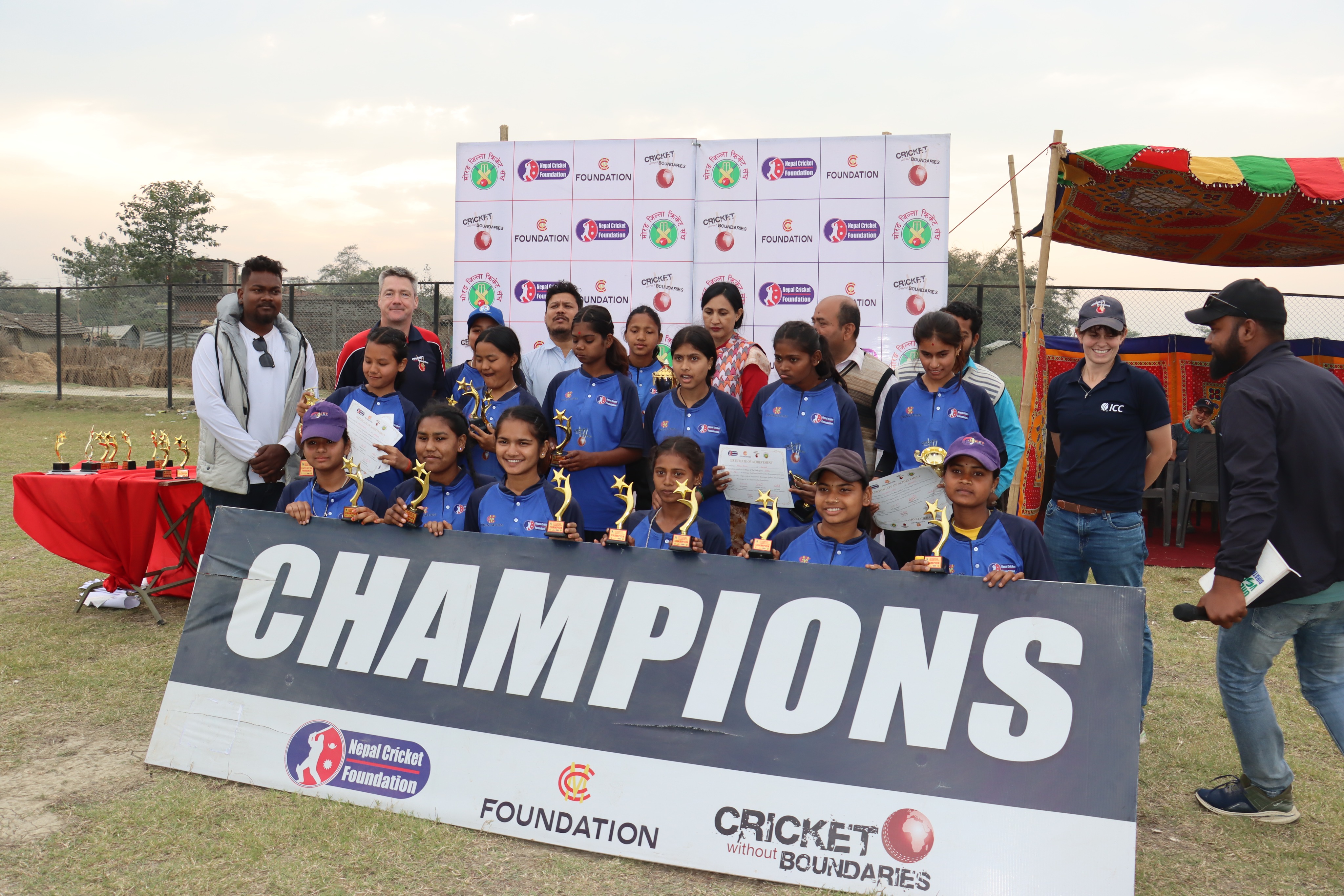 दोस्रो विराटनगर हब अन्तर विद्यालय महिला क्रिकेट प्रतियोगिताको उपाधि सरस्वती स्कुललाई